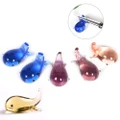 Handy Whale Shaped Crystal Glass Dip Pen Holder Sign Craft Collection Gift SS US