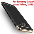 Full Body Case For Samsung Galaxy Grand Prime 3 in 1 Electroplate Frame Hard PC