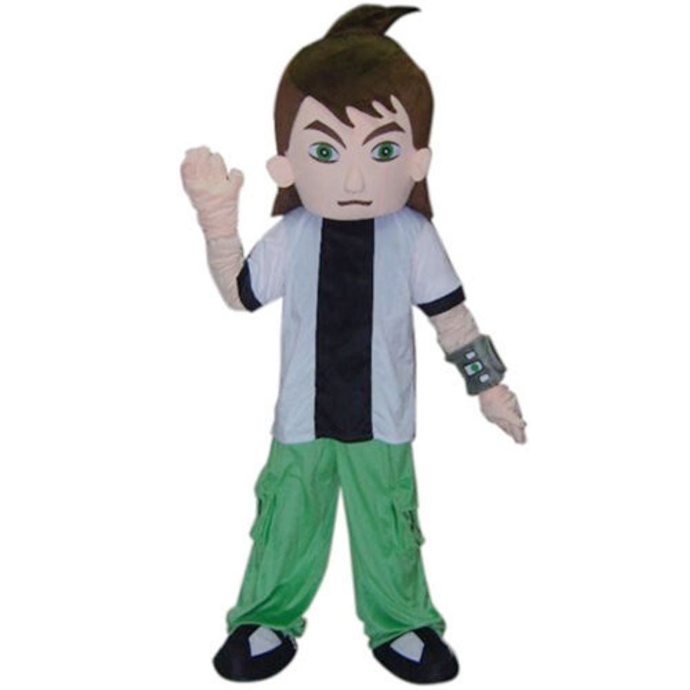 Ben 10 Mascot Costume Cartoon Character Carnival Costume Fancy Dress Adult Size