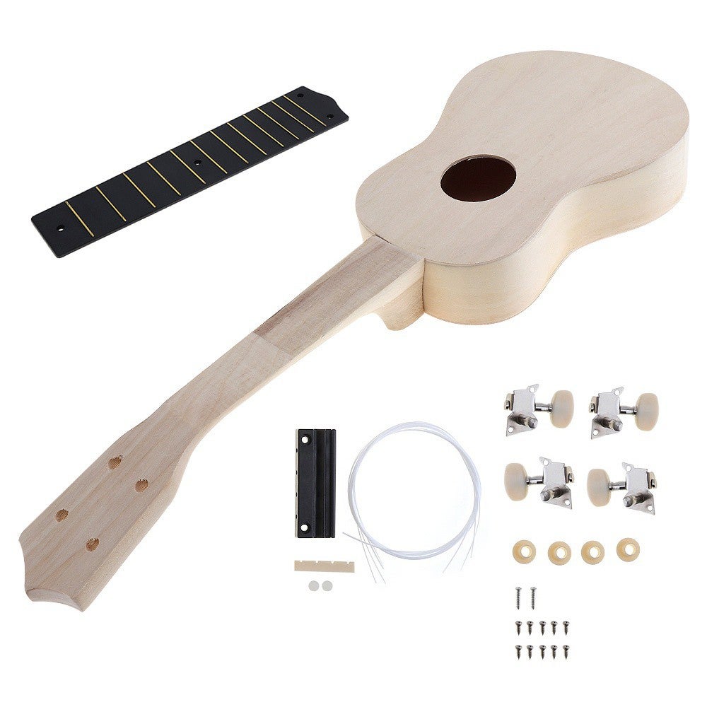 21 Inch Ukulele DIY Kit Hawaii Guitar Handwork