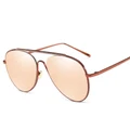 Hot Sale Coffee and Pink Frame Eyeglasses Toad Retro Men and Women's Sunglasses