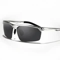Aluminum magnesium polarizing sunglasses New Men Classic driving glasses