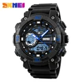 SKMEI 1228 Men Sport Watch Digital Quartz Watches LED Big Dial Dual Display