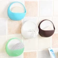 Bathroom Rack Round Soap Box Dish Shaver Container Toothbrush Toothpaste Holder