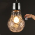 Vintage Retro Pendant Light LED Glass Bulb Chandelier Bar Warehouse Ceiling Lamp