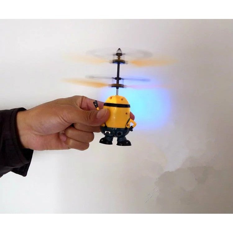 Small yellow remote control aircraft children's toys