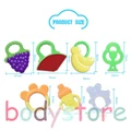 BDS Non-toxic Cartoon Baby Teether Toys Food Grade Silicone Bite Tools