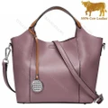 ITALIAN Women Tote Bags 100% Genuine Cow Leather Elegant Shoulder Bags Handbags