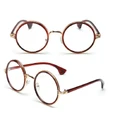 New Arrival Female Round Frame Eyeglasses Male Metal Alloy Read Sunglasses