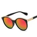 Famous Brand Personalized Elegant Eyeglasses Luxury Round Lens Sunglasses