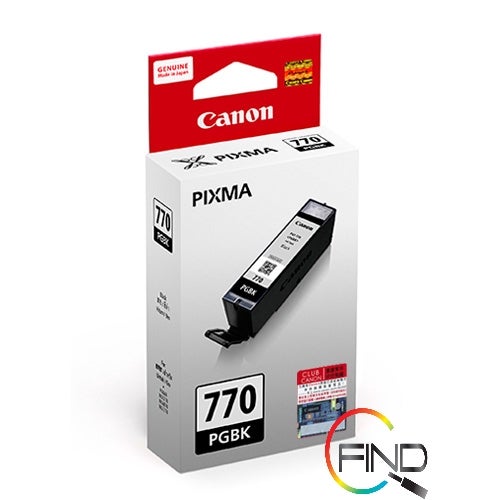 CANON PGI-770 BLACK CARTRIDGE (15.4ml) for MG5770 / MG7770, TS5070 / TS8070 Printer