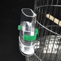 ? 1 Pcs Acrylic Pets Bird Feeder Automatic Seed & Water Feeder Cage Parrot