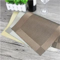 Coasters Kitchen Mat Dining Table Place Mats Placemats Pad Effect Modern