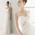 Elegant White Women Sexy Off Shoulder Wedding Dress Bridal Gown Evening Dress
