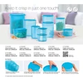 Tupperware one touch Canister Topper 600ml, 950ml 1.25L, 2L
