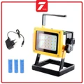 30W LED RECHARGEABLE BATTERY LANTERN POWERFUL SPOT LIGHT WITH CAR