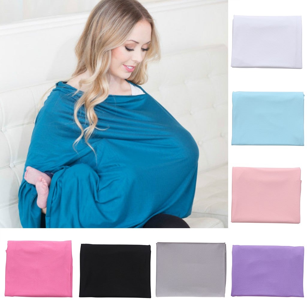 Multifunctional Baby Mum Breastfeeding Nursing Poncho Cover Blanket Shawl Tops