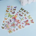 Butterflies Puffy 3D Stickers Cartoon Scrapbooking 10 Sheets