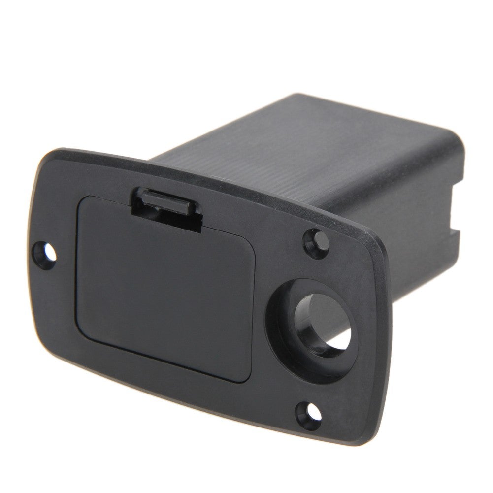 O!9V Black Battery Case Holder Cover Box for Acoustic Guitar Bass Pickup Electro