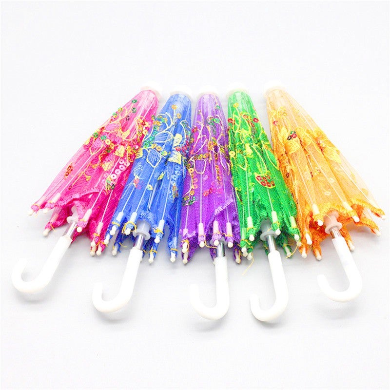 [Dreamforest]Cute Handmade Umbrella Fit 16/18" American Doll Umbrella