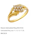 Zhulian Gold-Plated ring (RG 8142)