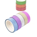 1Roll DIY Scrapbooking Sticky Paper Craft Sticker Washi Tape Adhesive Glitter