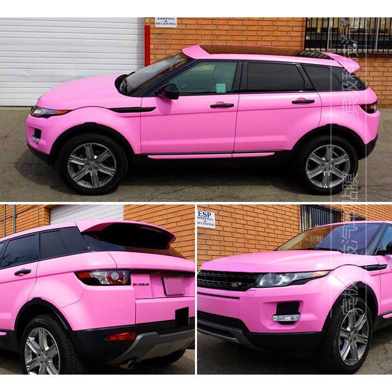 Pink YGM Matte Vinyl Film Sticker Car Body Wrap Sheet Automobiles Motorcycle