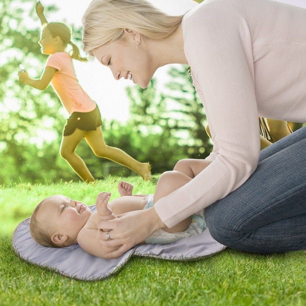 3in1 Clean Hands Changing Pad Portable Baby Cover Mat Folding Diaper Bag Kit