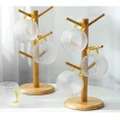 DreamerHouse simple tree-shaped cup holder Six-legged bamboo cup holder