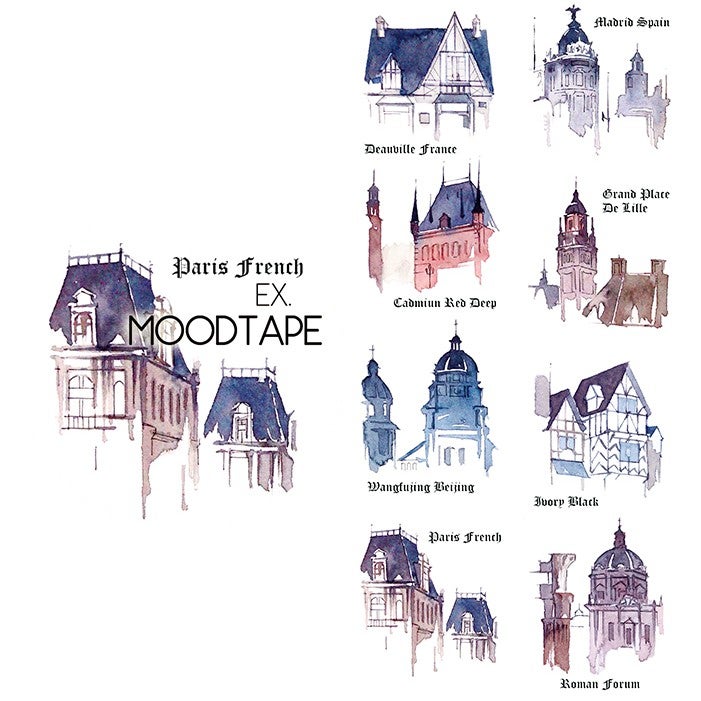 MOOD Designer Washi Tape - Rooftop Vers. 2 ??