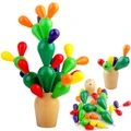 [TN1001] Wooden Toy Montessori Mental Early Learning Educational Changing Cactus