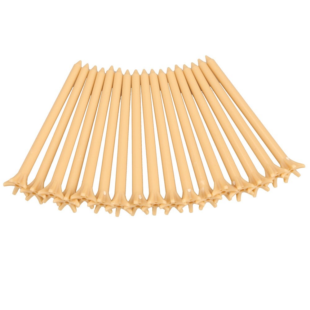 Oce!100 Pcs/Pack Professional Frictionless Golf Tee Wheat QTO7