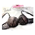 00085 Korean Style Embroidery Lace Push Up Bra Set