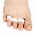 2pcs White Gel Toe Separators Stretchers Alignment Bunion tools for sale