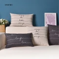 Simple English Apothegm Linen Throw Pillow Case Cushion Cover Home Sofa Decor