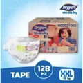 Drypers Wee Wee Dry XXL32 x 4packs (128 pcs)
