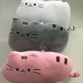 25cm Cookies cat pillow dolls toys Creative big tail cat short plush toy cushion