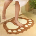 Cute Footprints Bath Non-slip Mat Rug for Bathroom Carpet Floor Mat Doormat