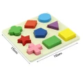 Early Educational Learning Toy Geometry Wooden Puzzle Block