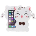 geeka-3D Cat Soft Silicone Shell Case Cover Skin for iPhone 5/ 5s iPhone SE