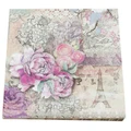 ?? Gift ?? Floral Pattern Paper Napkins Rose Festive Tissue Decoration
