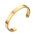 Mens Cuff Bangle & Bracelet Gold-color High Quality Simple Bracelets