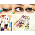 12 Color Glitter Lip liner Eye Shadow Eyeliner Pencil Pen Makeup Cosmetic Set