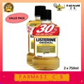 Listerine Original Antiseptic Mouthwash 750ml x 2 (TWIN) EXP:07/2023