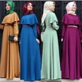 Kaftan Abaya Jilbab Long Sleeve Women Clothing Elegant Cloak robe Maxi Dresses