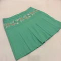 Yishion Ladies Floral Embroidered A-Line Short Skirt