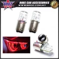 2 x 1016-6 LED Projector Bulbs For Car Tail Brake Lights ( Red )