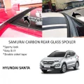 Hyundai Santa FE Samurai Carbon Rear Top Windscreen OEM Glass Spoiler (4.5cm)