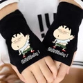 Crayon New Male And Female Students Half Finger Gloves Typing Writing Exposed R