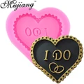 Heart Letters I DO Lace Mold Cake Decorating Fondant Chocolate Candy Moulds